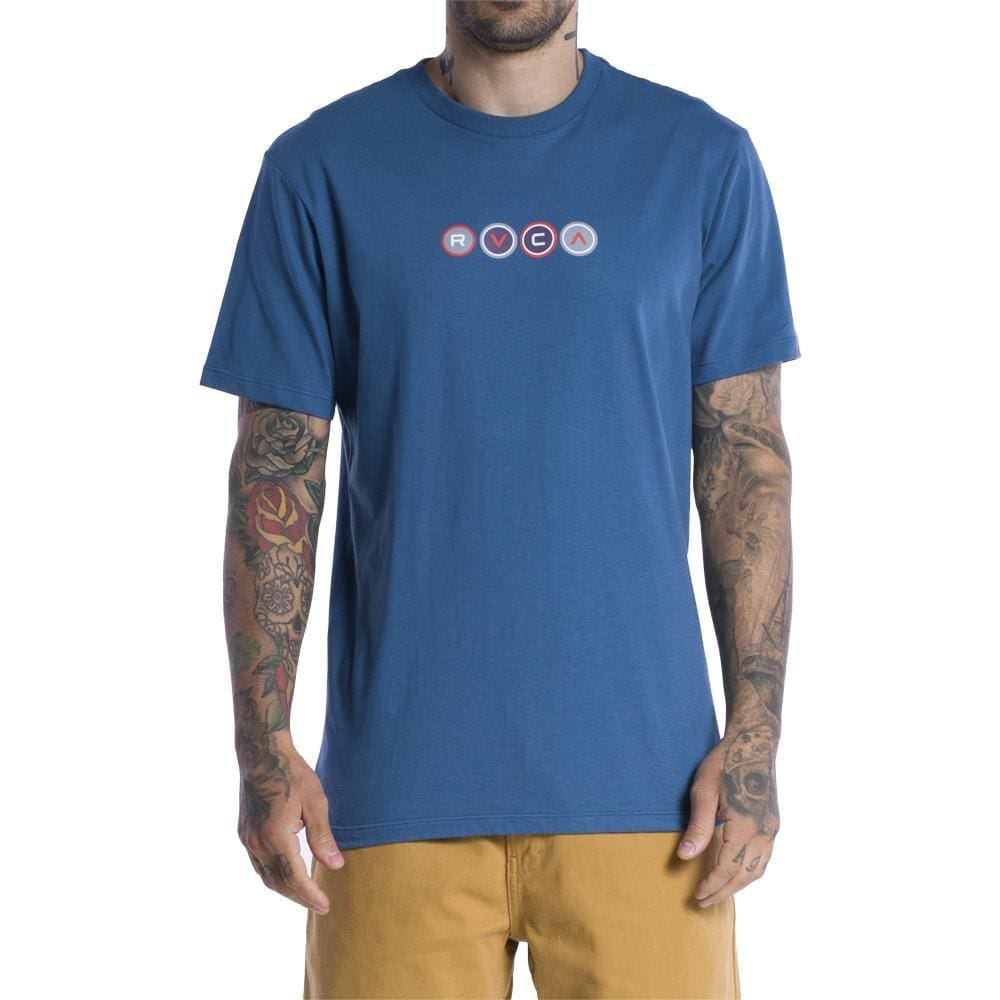 Camiseta RVCA Metro SM24 Masculina Azul
