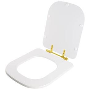 Tampa De Vaso Poliester Gap Branco Para Bacia Roca