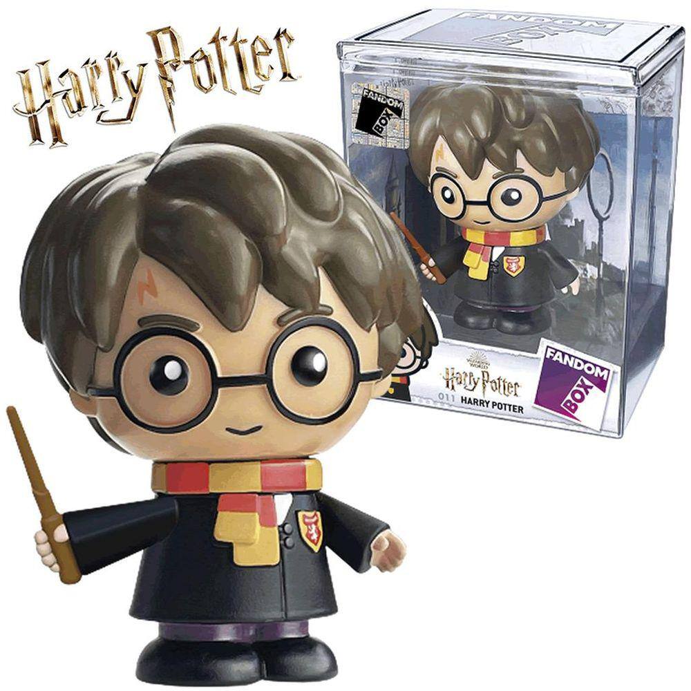 Fandom Box Pop Boneco Colecionável Harry Potter com Varinha