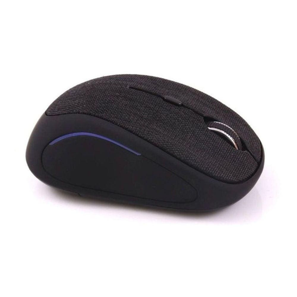 Mouse Sem Fio Tiny Bluetooth Em Tecido Preto Oex Ms601