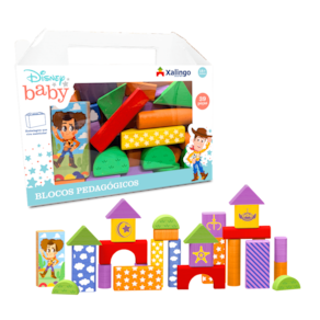 Blocos de Montar Pedagógicos Toy Story Disney Baby Xalingo