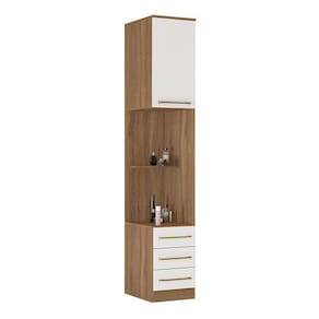 Guarda Roupa Modulado Irlanda 1 Porta com Mesa de Cabeceira - Demartêz