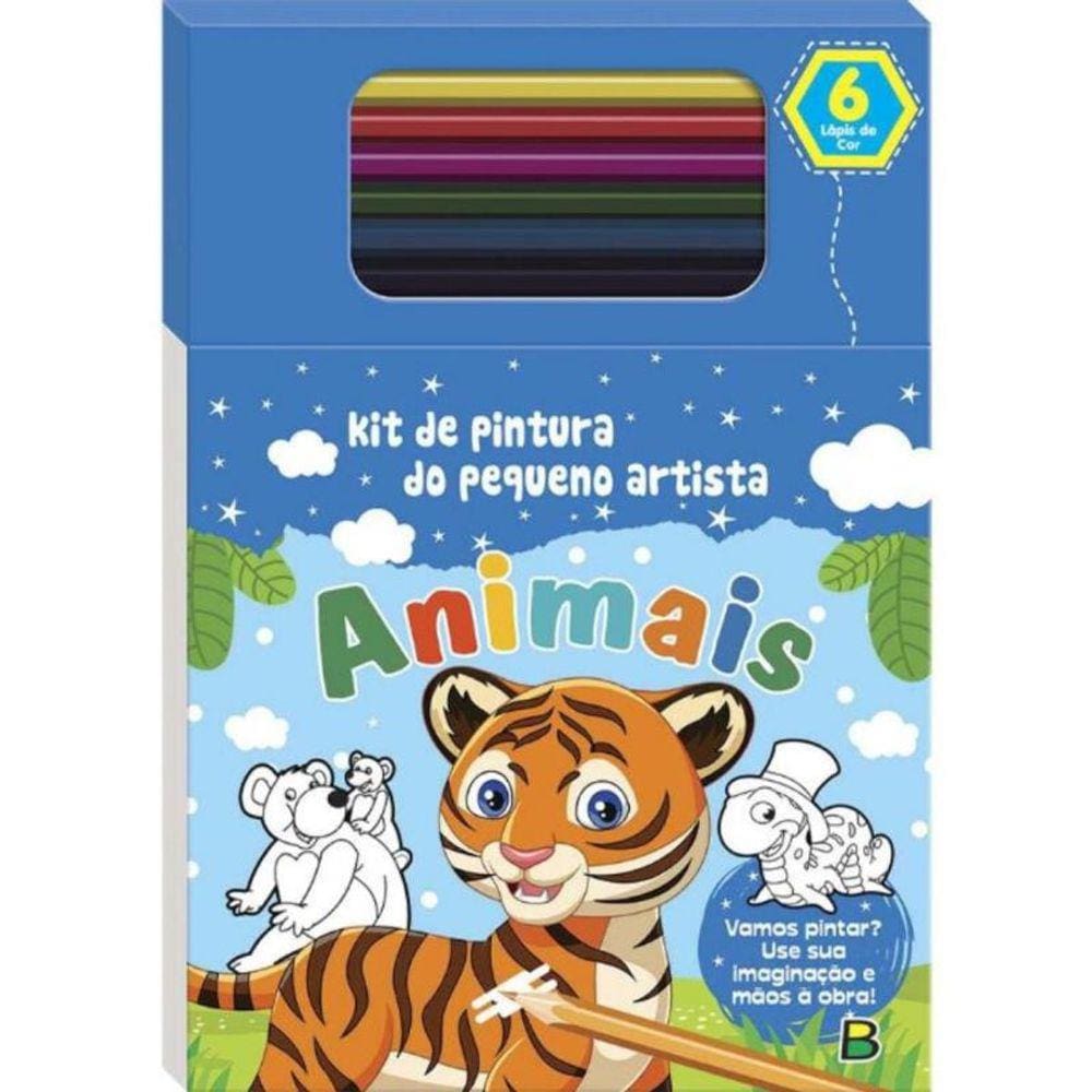 Kit de Pintura do Pequeno Artista: Animais
