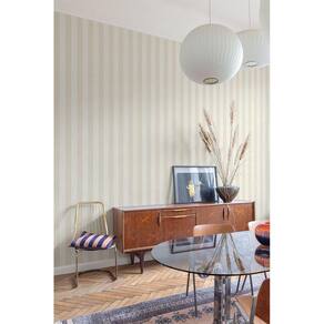 Papel de Parede Listrado Bege Maison MN4001