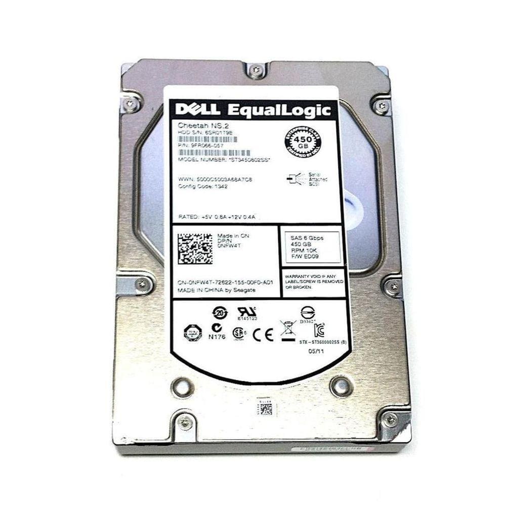 Hd Sas Dell Equallogic 450Gb 3.5 10K 0Nfw4T Nfw4T St3450802S