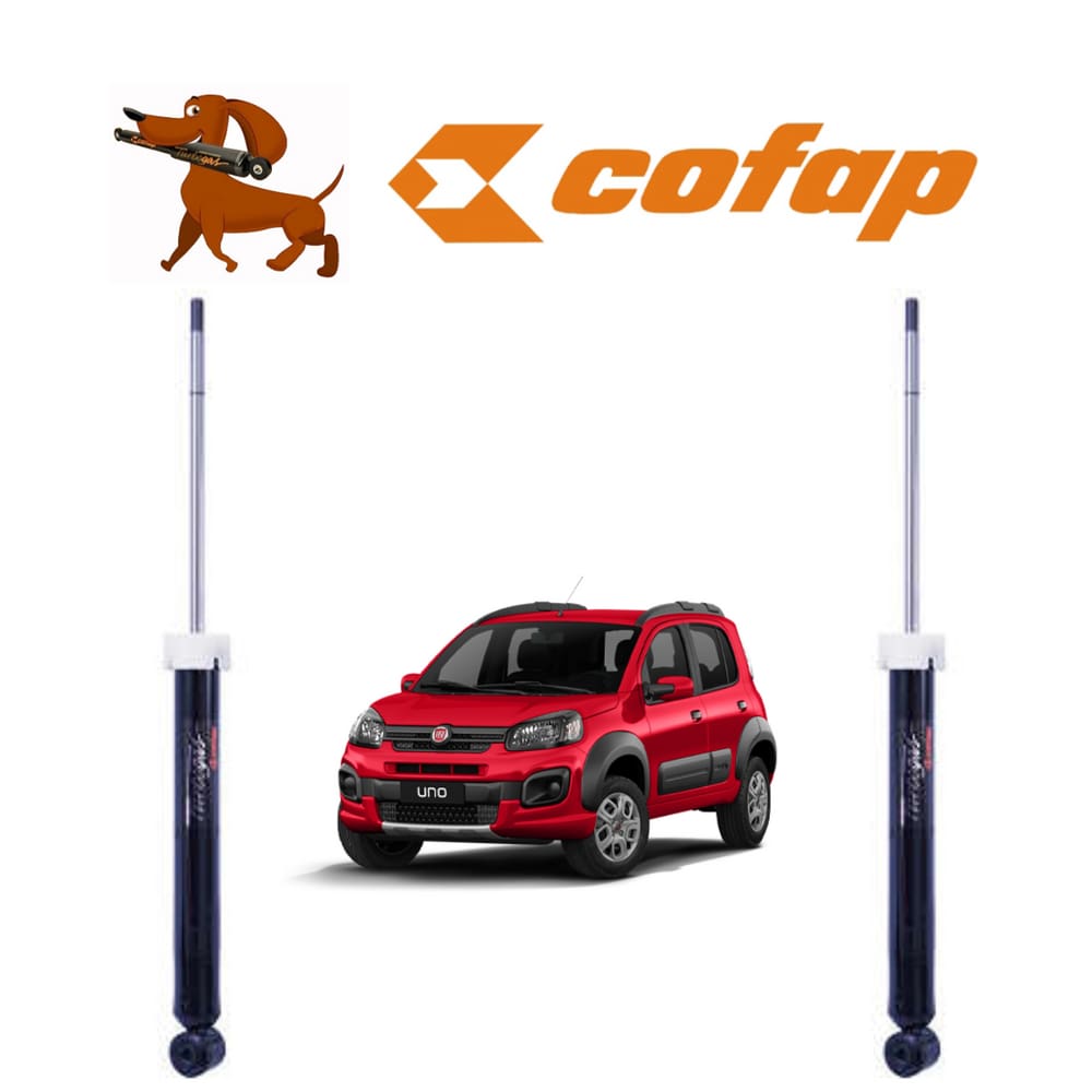 Par Amortecedor Cofap Direito/Esquerdo Traseiro Uno 2018