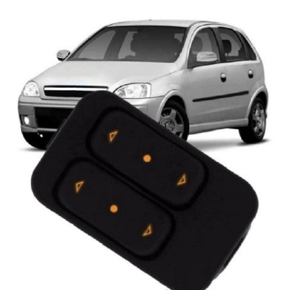 Botão Vidro Elétrico Corsa Celta Prisma 02/ 2 Portas