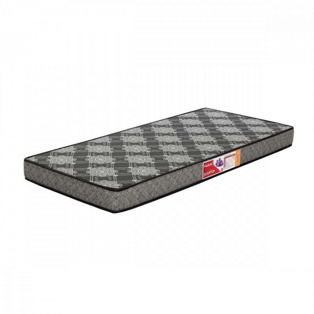 Colchão de Solteiro Violeta D20 088x188x12 Cinza Estampado Prorelax