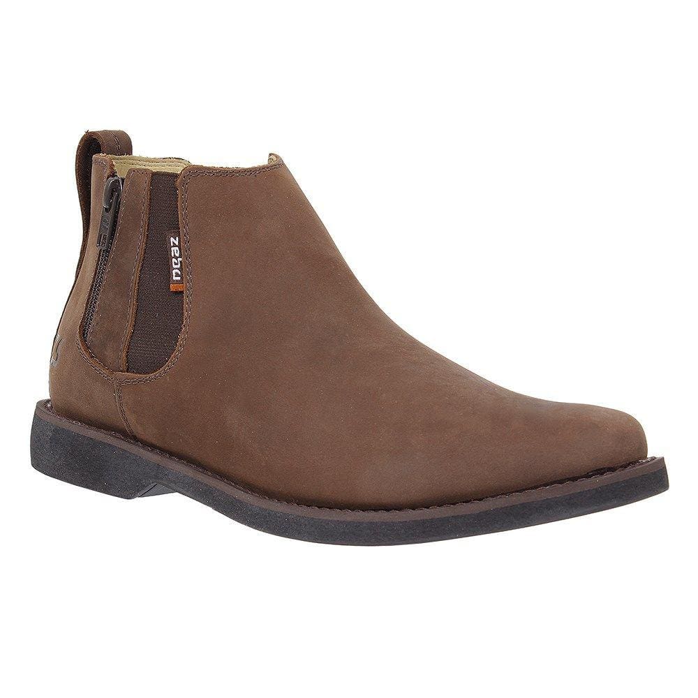 Botina Masculina Couro Marrom Zebu 27734
