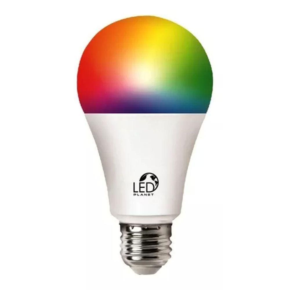 Lampada Controle Celular Colorida Muda de Cor Inteligente RGB Wifi Led Smart Google Alexa Sala Quarto Loja Salão Decoração
