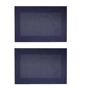 Kit 2 Lugar Americano Frame Decoração Multiuso Azul