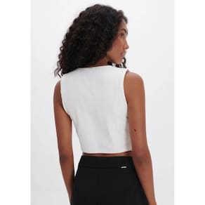 Colete Sarja Alfaiataria Myft Feminino