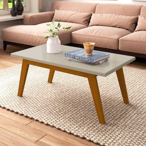 Mesa Centro Prism Off White - Patrimar
