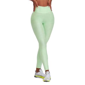 Calça Legging Caju Brasil Textura Exclusiva Verde Menta