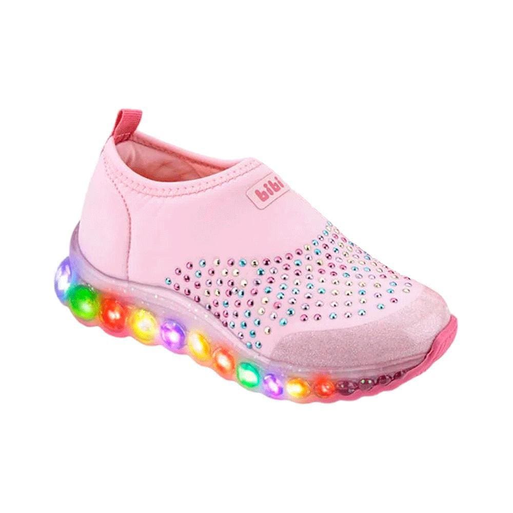 Tênis Infantil Feminino Led Roller Celebration Bibi Ref:1079264 24/32