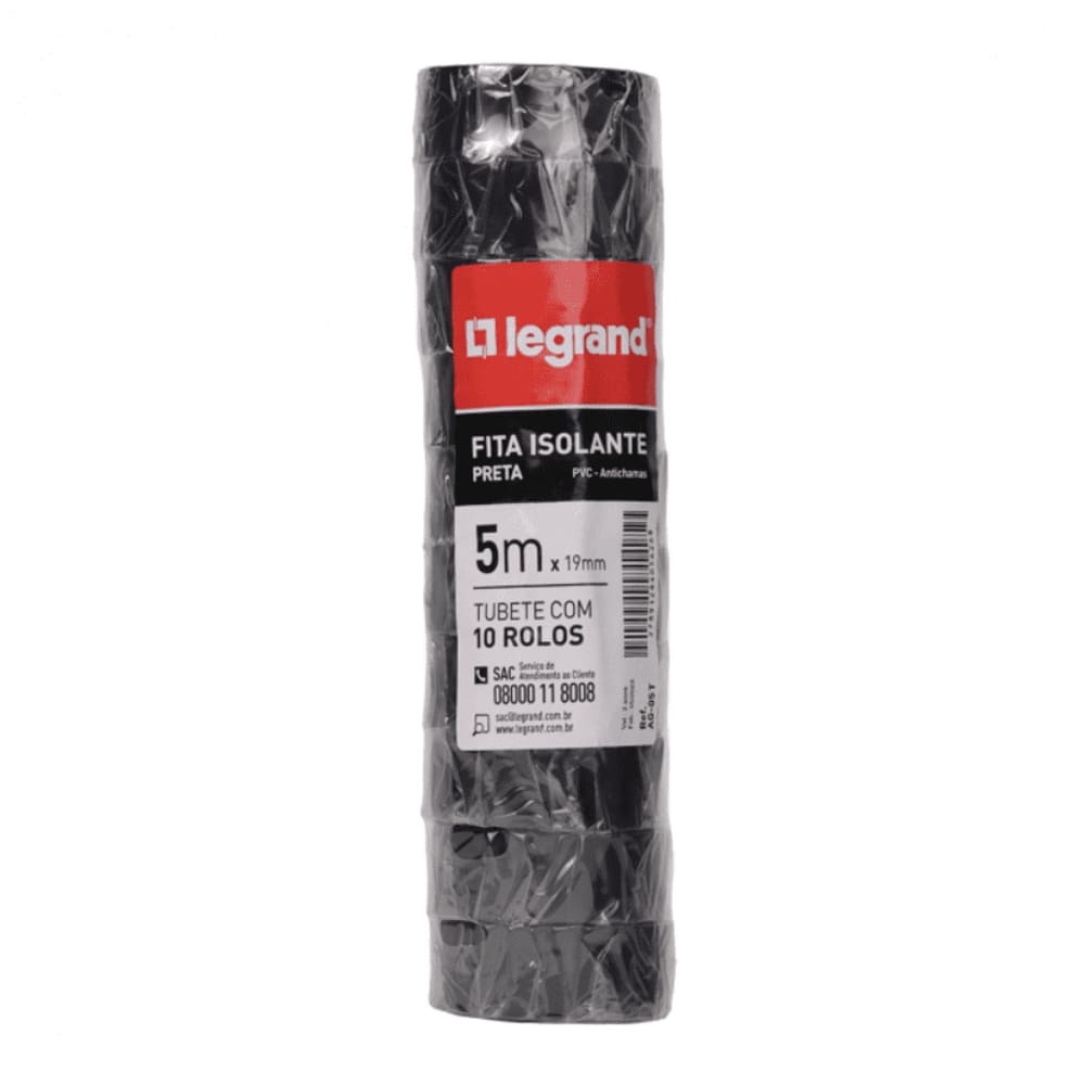 Fita Isolante Classe C Tubete 5 Metros AG-05MAT-N