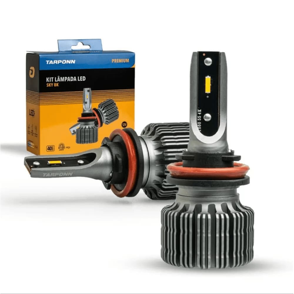 Kit Lampada LED Tarponn SKY 8K Premium H8/ H11 - TP-6174