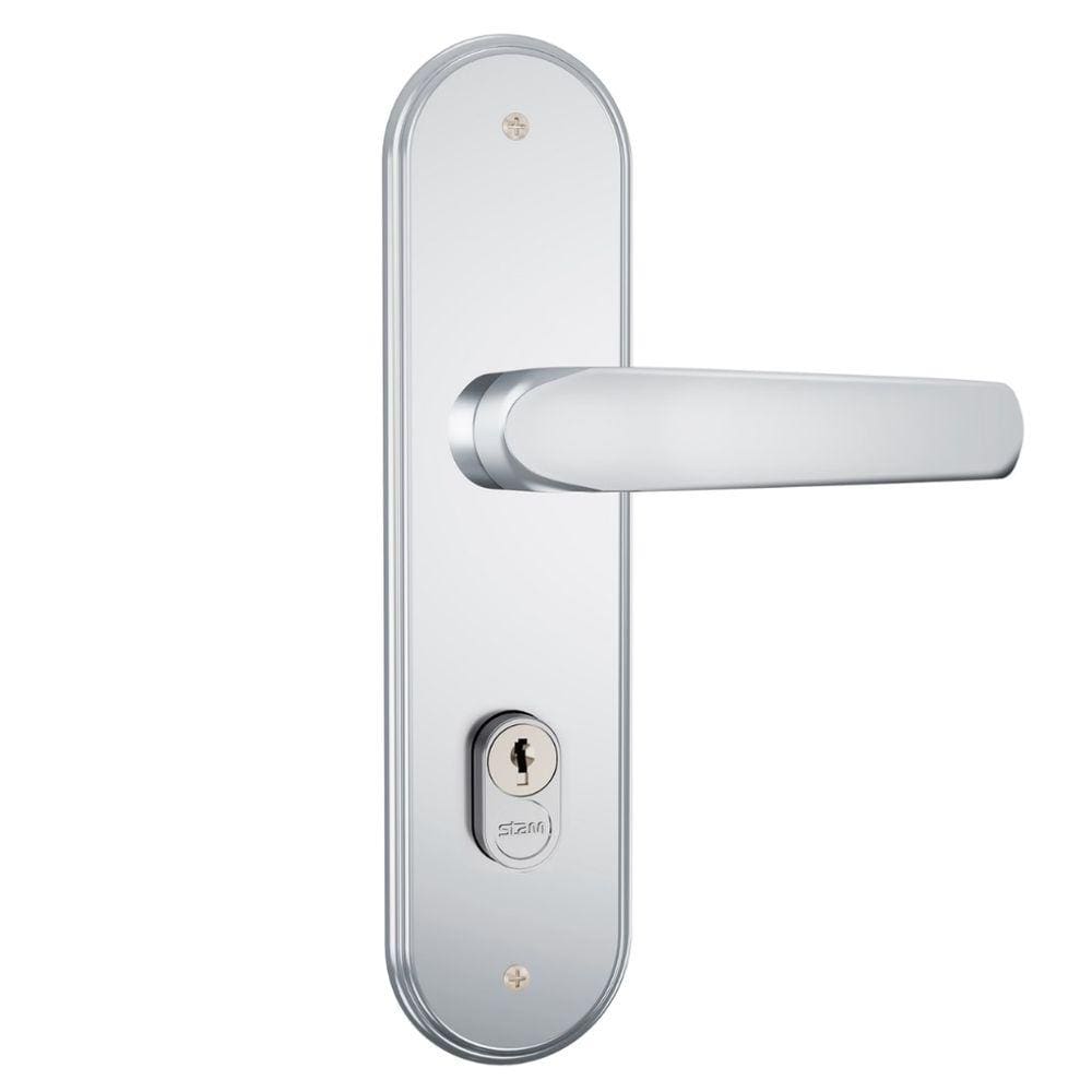 Fechadura 1601/09 Esp. Largo Inox Stam