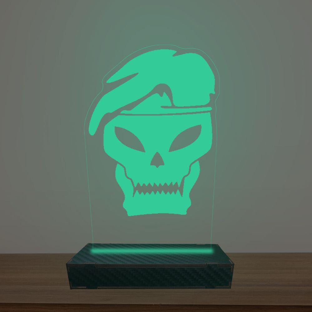 Luminária Led 3d Call of Duty Abajur Luxo