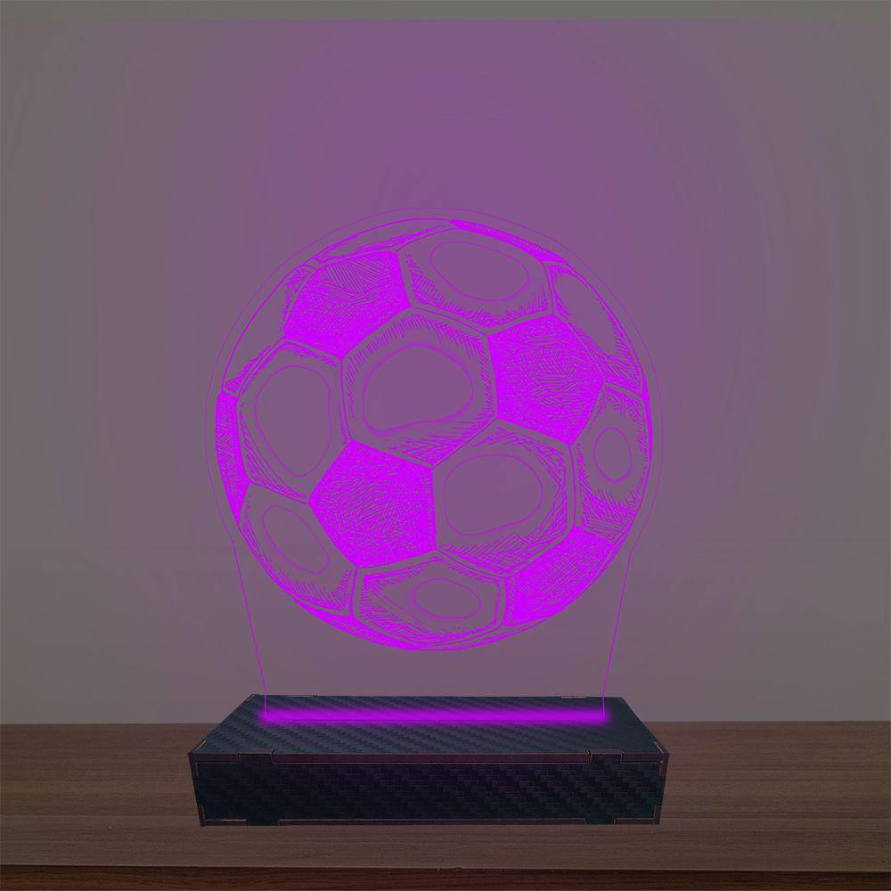 Luminária Led 3d Bola Abajur Luxo