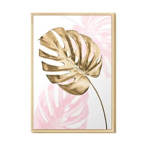 Quadro Decorativo para Quarto de Casal 30x40cm Costela Adão Rose Gold Moldura Caixa Pinus - Hugart