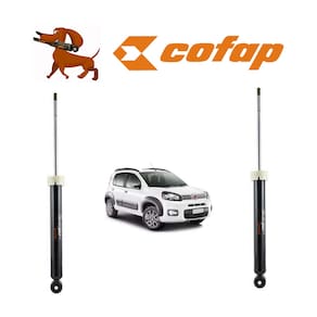 Par Amortecedor Direito/Esquerdo Traseiro Cofap Fiat Uno 2014