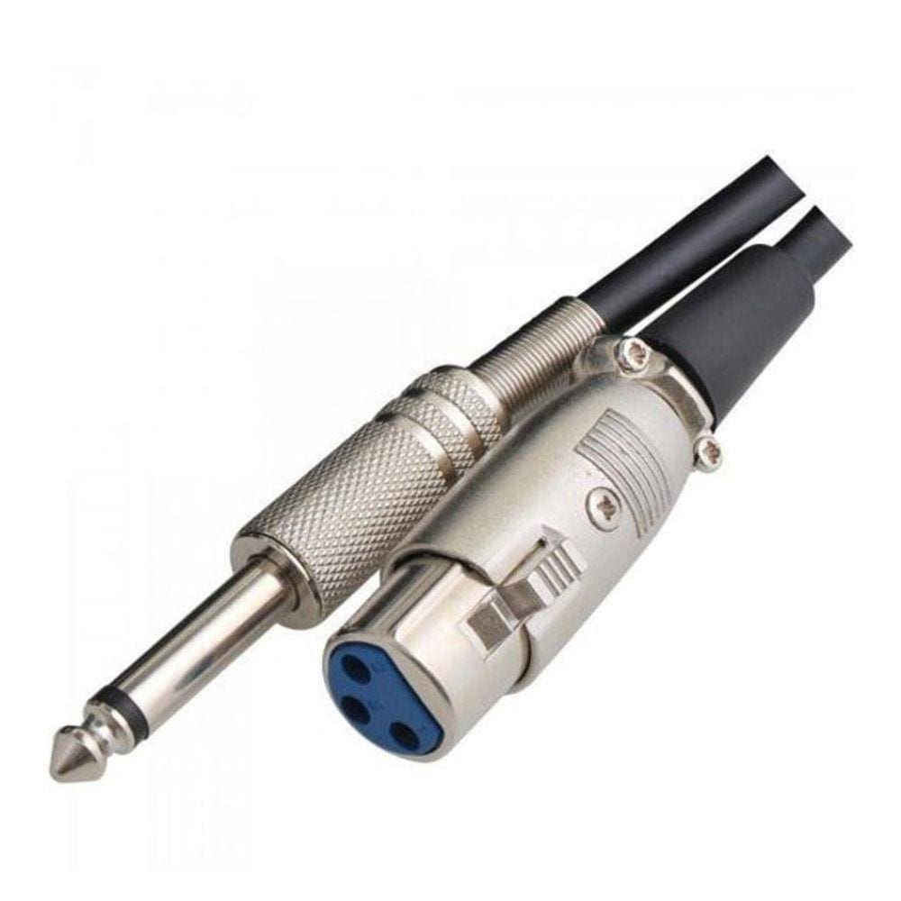 Cabo para Instrumentos XLR(F) X P10 5M CBMC0001 Preto STORM