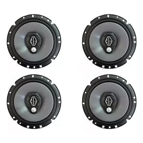 Kit 4 Alto Falantes Triaxial Bomber Slim BBR 6 Pol 200W Rms 4 Ohms