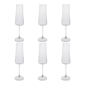 Jogo 6 Taças Champanhe Xtra Cristal Ecológico 210 Ml Bohemia