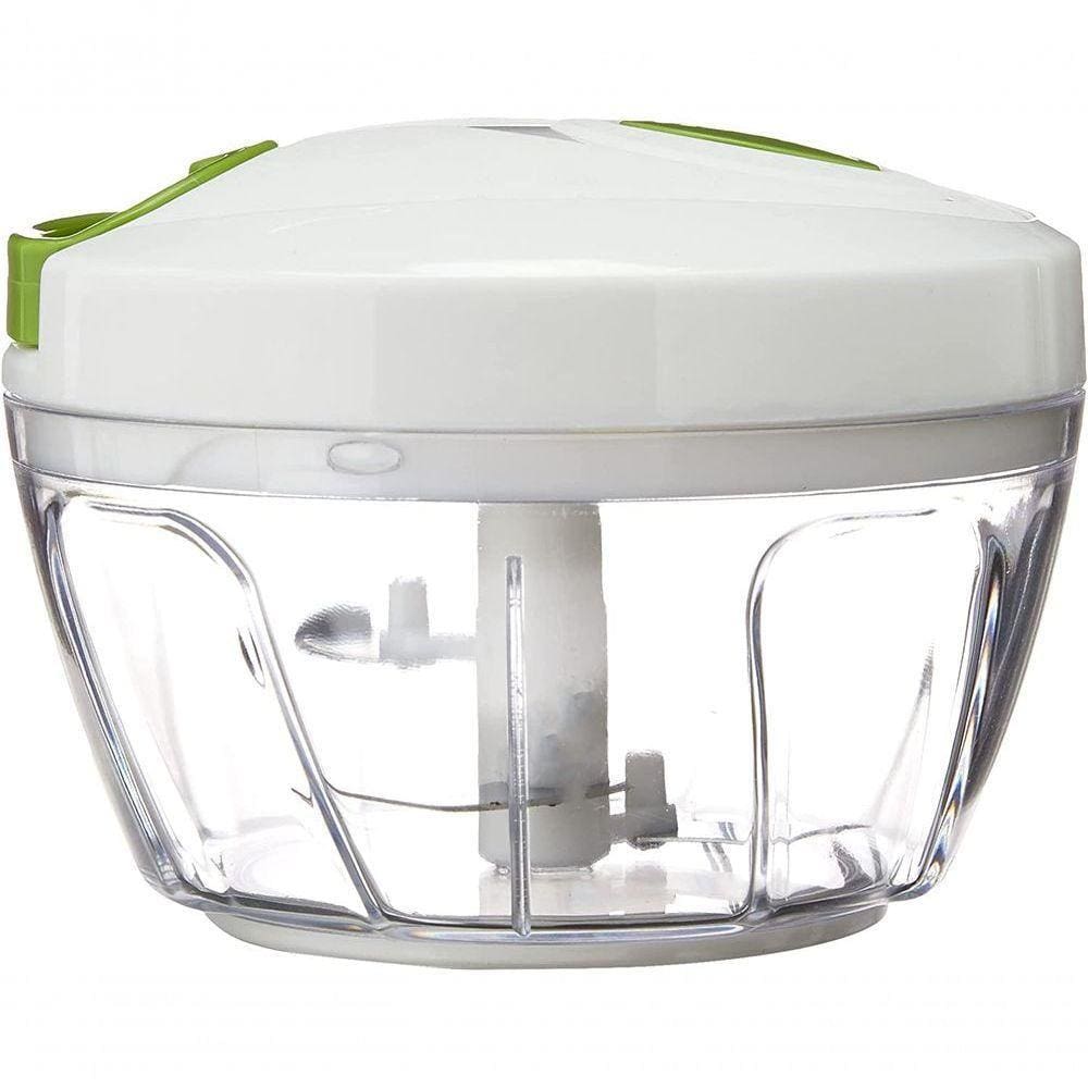 Mini Processador Branco Manual De Alimentos E Triturador P