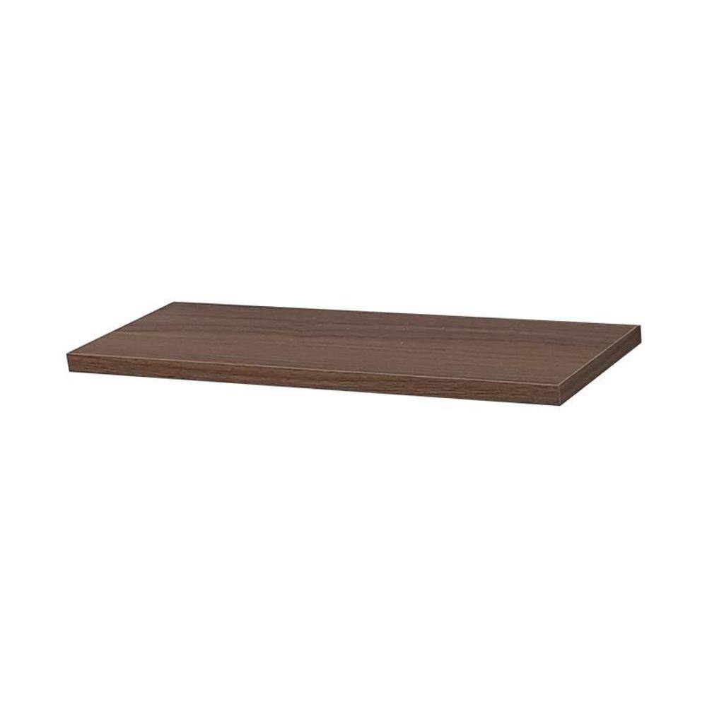 Prateleira 50 x 10cm Nogal Suporte Invisível