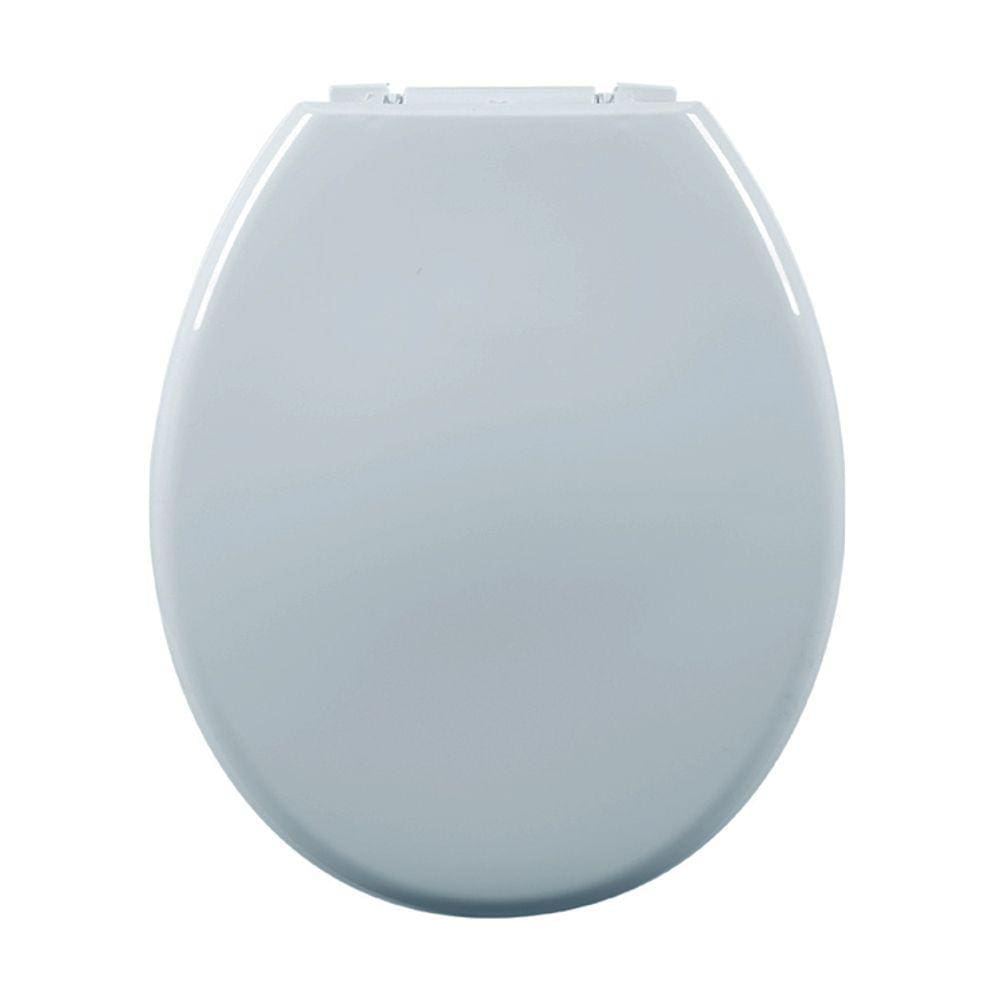 Assento Almofadado Oval Cinza Claro Tampa Vaso Deca-incepa-celite-ideal-roca