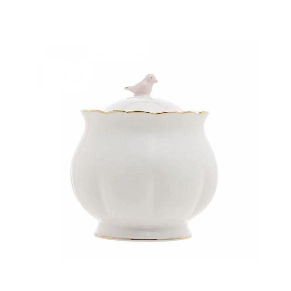 Açucareiro Em Porcelana Birds 300ml Wolff