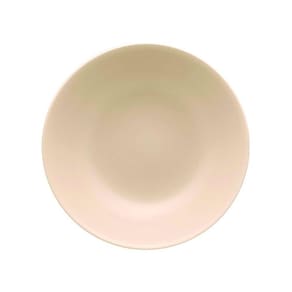 Jogo De Pratos Fundos Em Cerâmica Unni Com 6 Peças 20,5cm Oxford Merengue