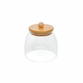 Porta Mantimentos Redondo Em Vidro Borossilicato Ecokitchen Mimo Style 700ml