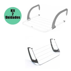 Mini Varal Kit 2 Unidades Secadora Roupa Externo Portátil