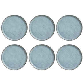 Conjunto De Pratos Rasos 06 Peças Linhas Breeze Porto Brasil