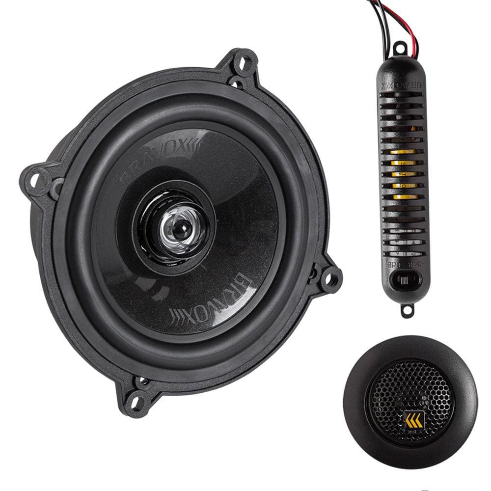 Alto Falante Bravox KIT Duas Vias CS50BK 5 65 W RMS 4R
