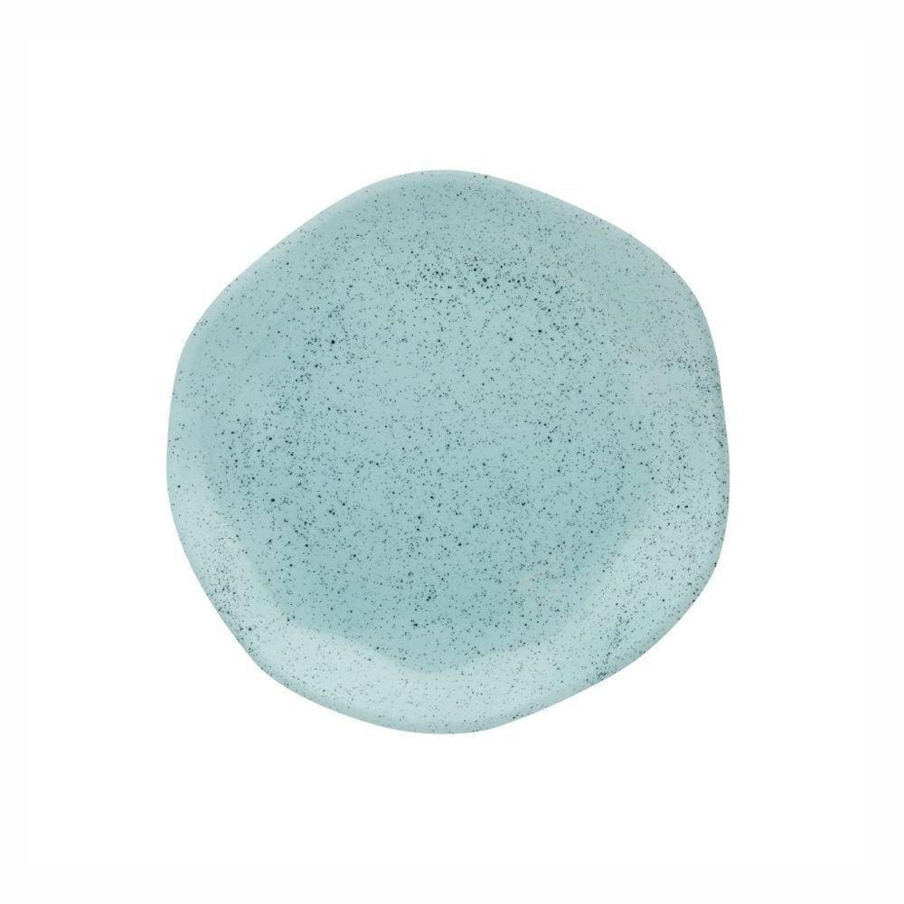 Jogo De Pratos Sobremesa Em Porcelana Ryo Com 6 Peças 21,5Cm Oxford Blue Bay