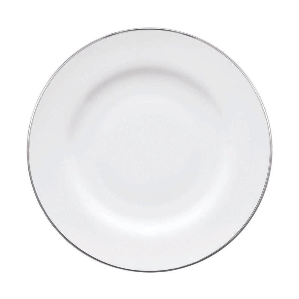Jogo De Pratos Rasos Em Porcelana Flamingo Com 6 Peças 28cm Oxford Isabel