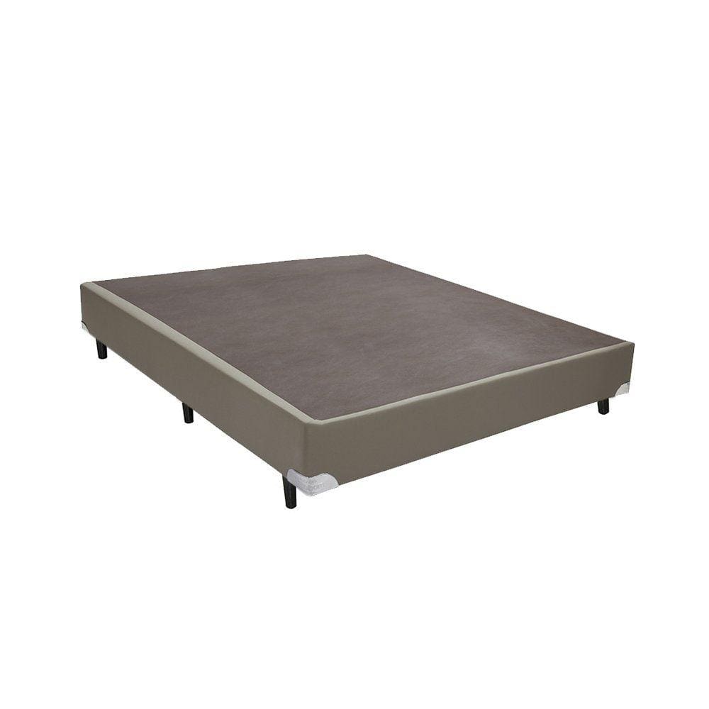 Base Box Casal Sintético Bege - 30x138x188