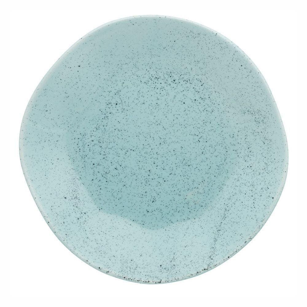 Jogo De Pratos Rasos Em Porcelana Ryo Com 6 Peças 27,5cm Oxford Blue Bay