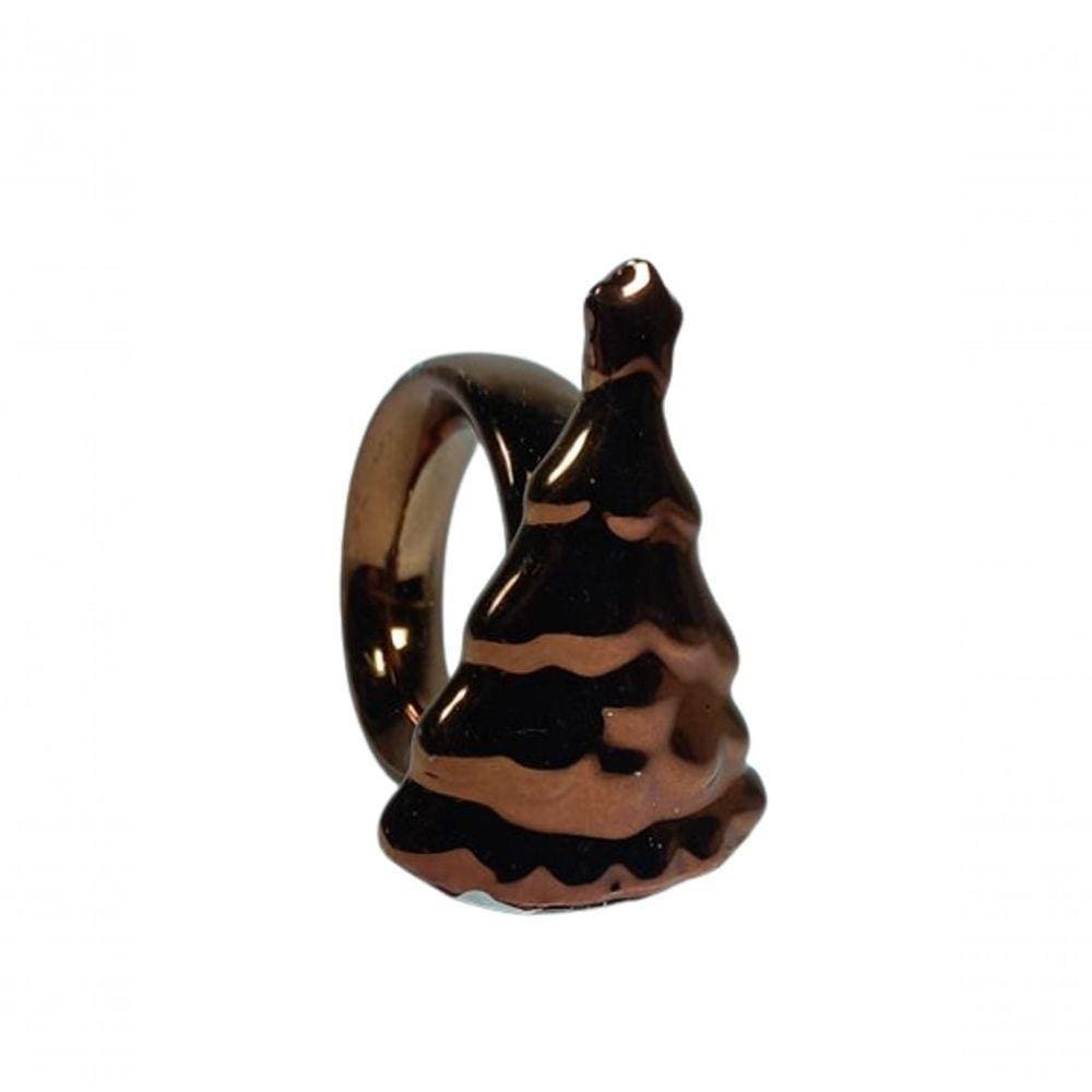 Porta Guardanapo Cobre árvore De Natal 7cm