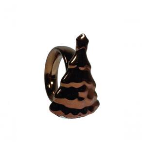 Porta Guardanapo Cobre árvore De Natal 7cm