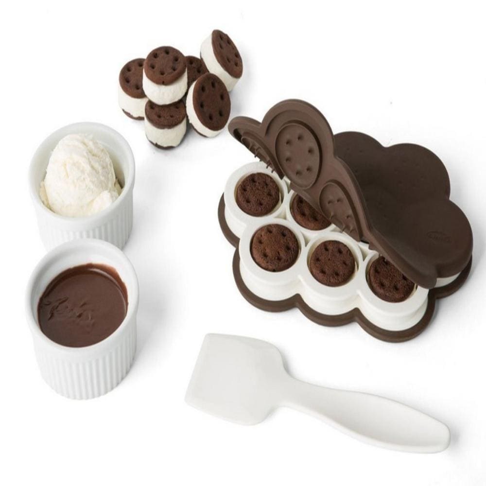Kit De Molde E Espátula Para Mini Sorvete Ice Cream Chef`n