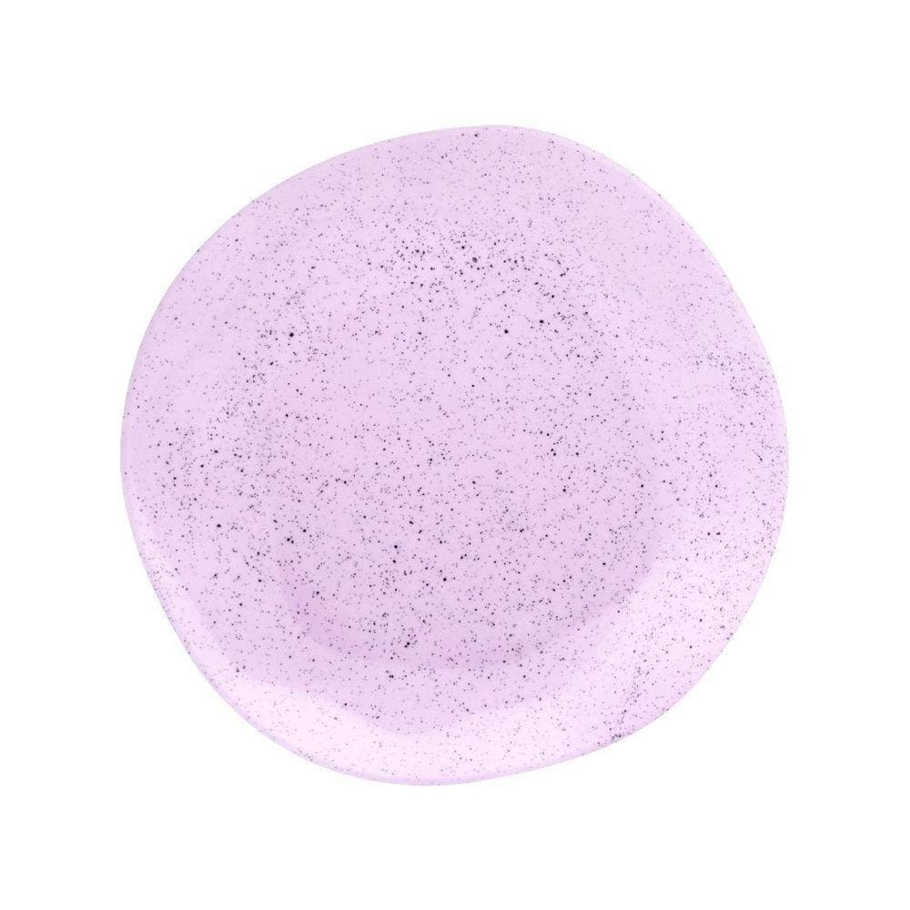 Jogo De Pratos Fundos Em Porcelana Ryo Com 6 Peças 22,5cm Oxford Pink Sand
