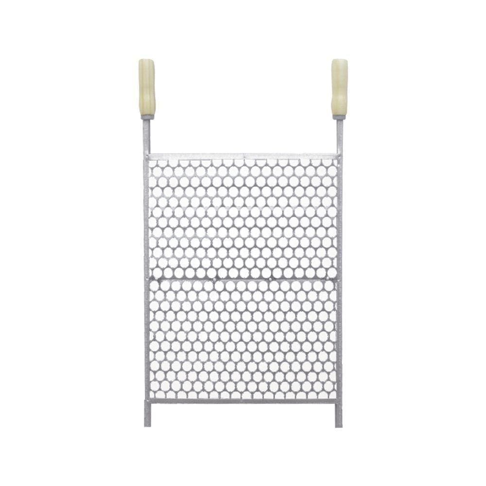 Grelha Inox 40x50 Moeda Perfil Galvanizado