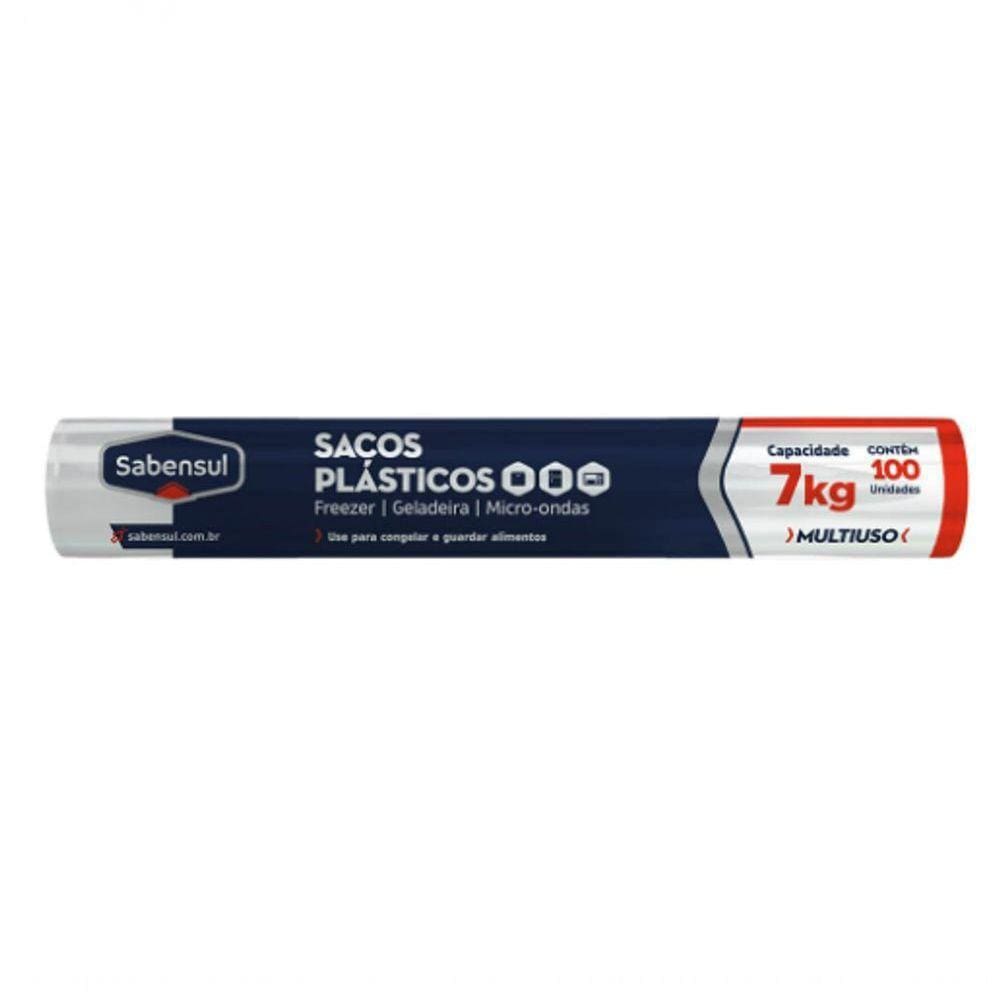 Sacos Plásticos Para Freezer - 100Uni 7Kg