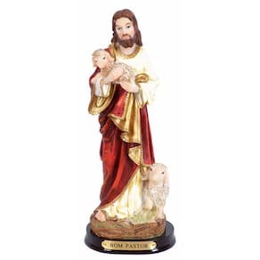 Bom Pastor Escultura 14Cm