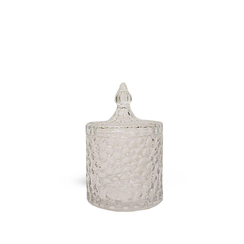 Bomboniere De Vidro Transparente 15cm